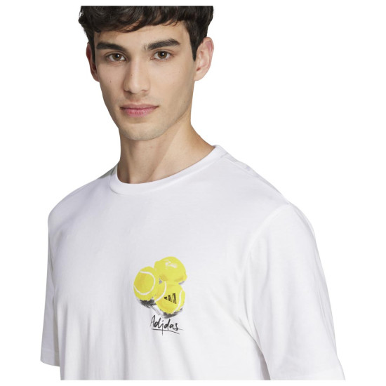 Adidas Ανδρική κοντομάνικη μπλούζα Lounge Still Life Lemons Graphic Tee